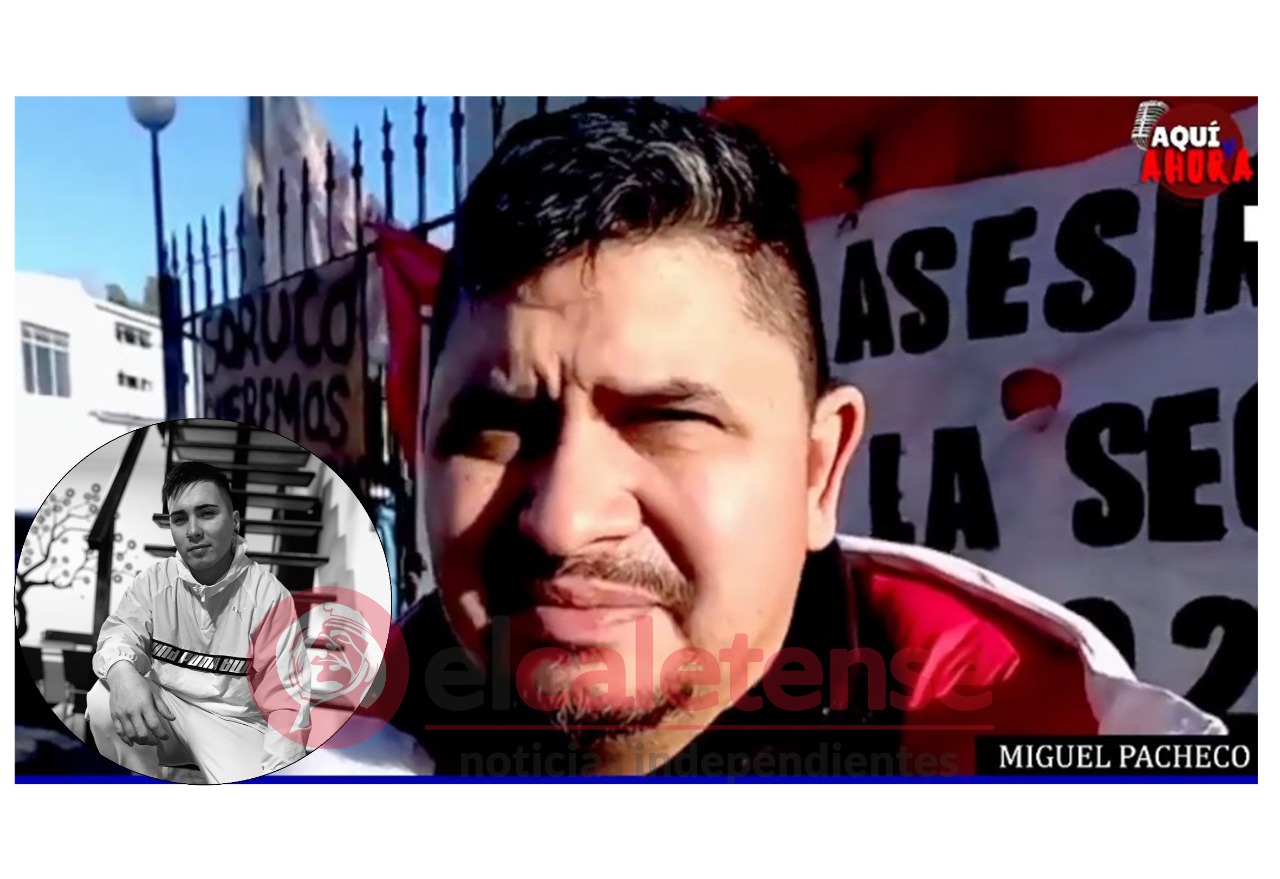 Padre desesperado busca a su hijo: 