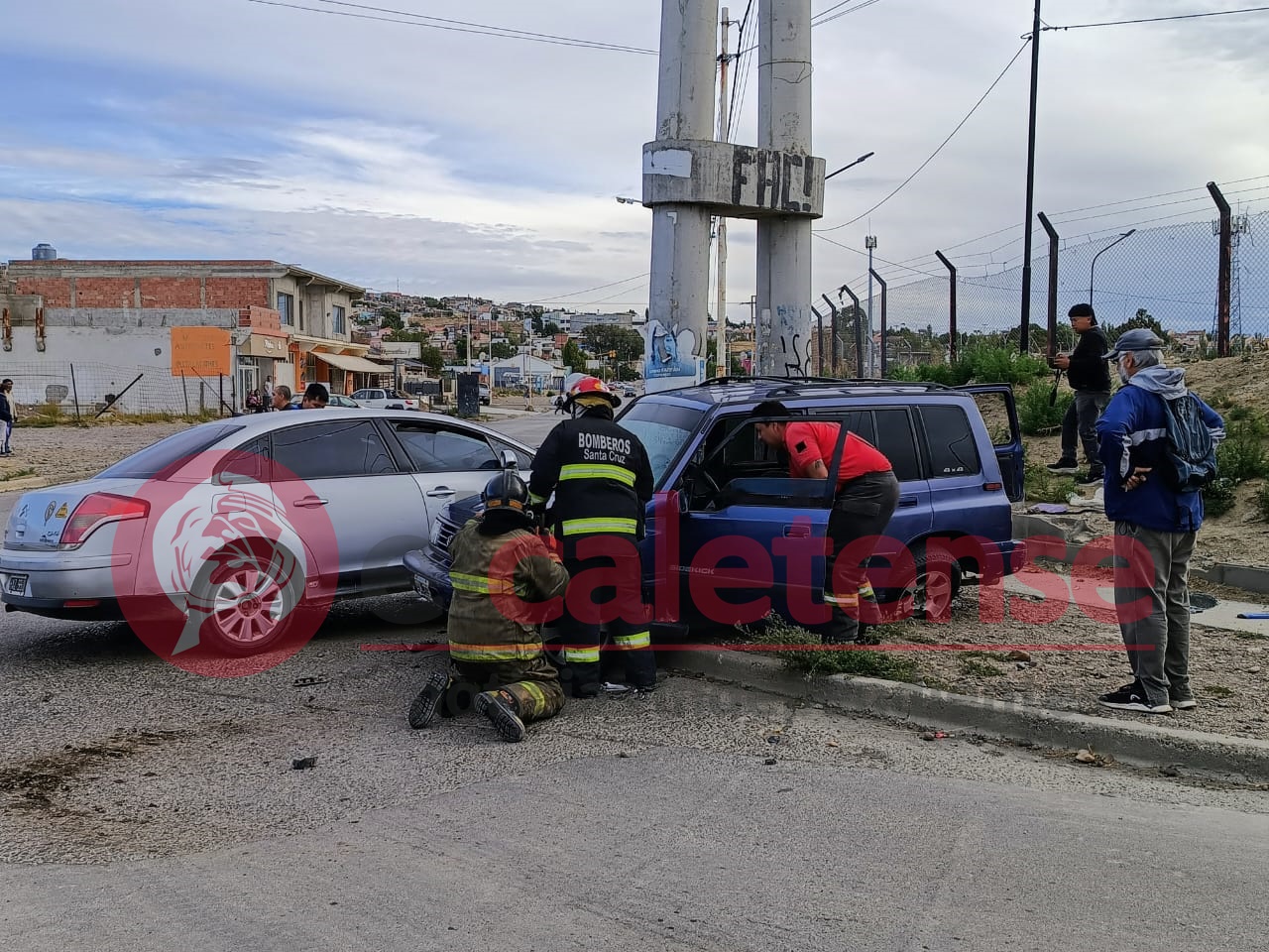 Fuerte choque: dos personas fueron hospitalizadas