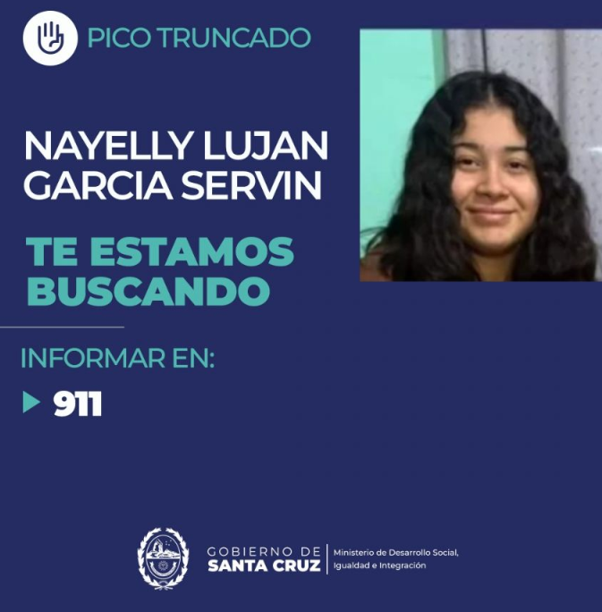 Se solicita ayuda para dar con el paradero de Nayelly Luján García Servin