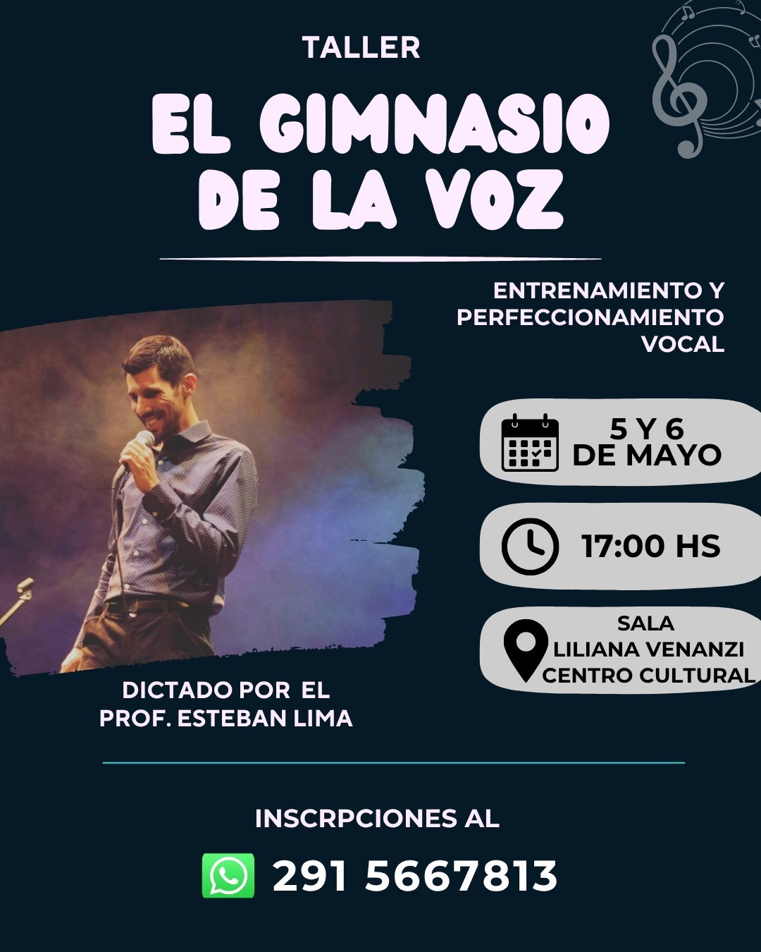 Gimnasia de la voz: dictarán un taller intensivo para cantantes, docentes y profesionales