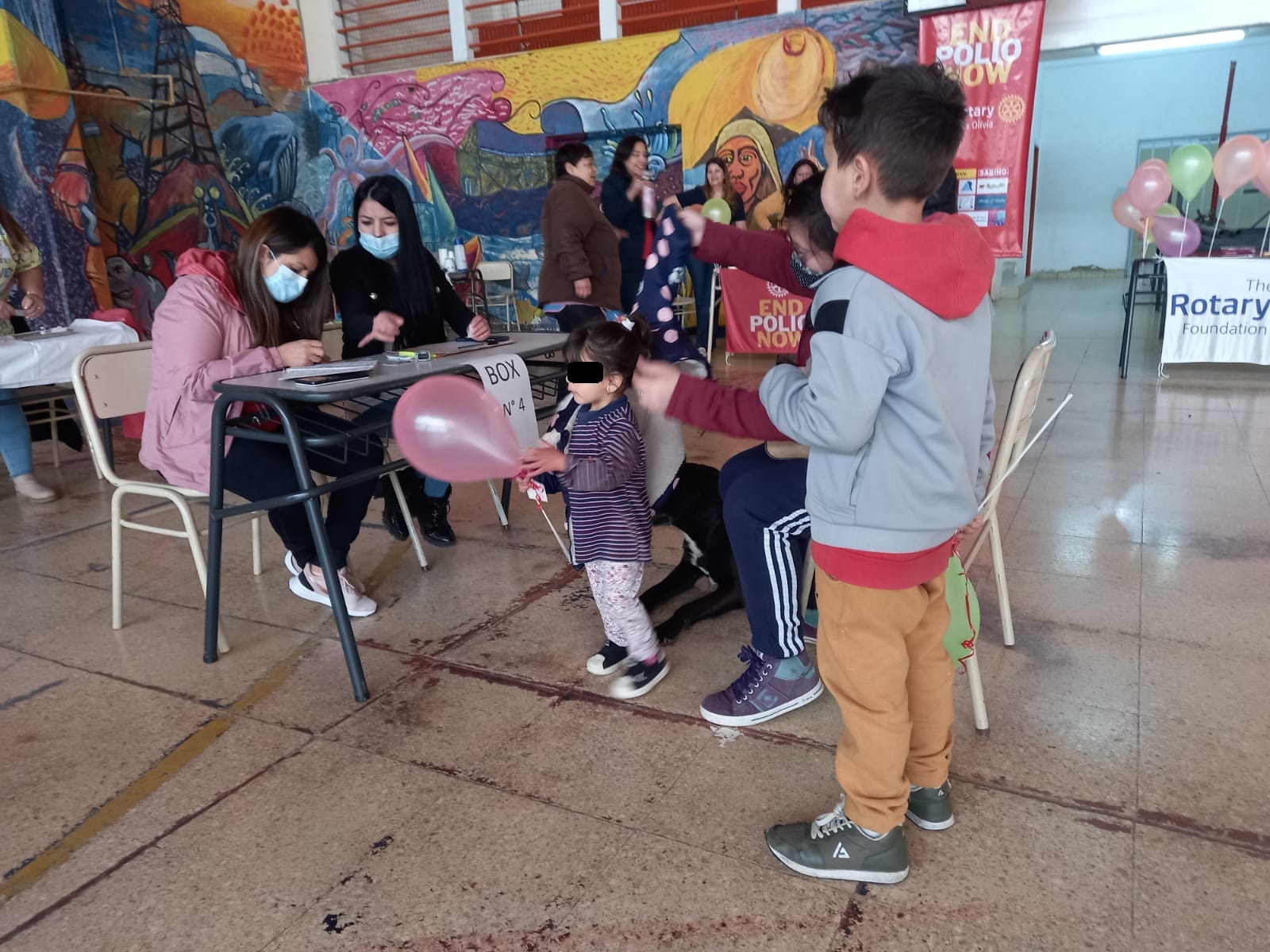 Continúa la campaña de vacunación contra el sarampión, papera, rubiola y polio