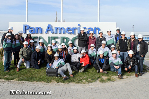 Docentes y alumnos del Colegio Industrial N°2 de Pico Truncado, visitaron Cerro Dragón