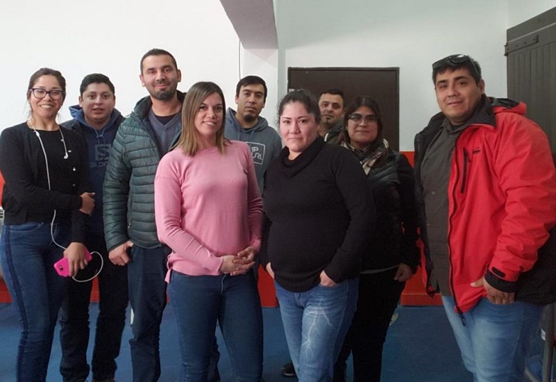 Fuerte presencia del Sindicato Petrolero Jerárquico junto a sus Afiliados en Santa Cruz Norte