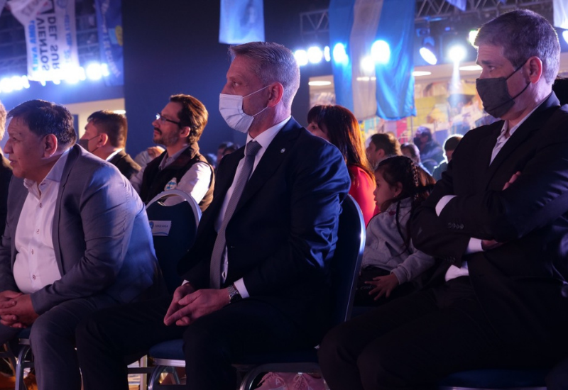 Pablo González acompaño a la apertura de la nueva sede del sindicato de petroleros de Chubut