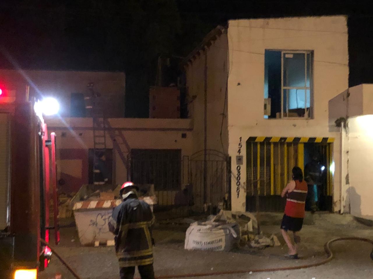 Se incendió la vivienda de una conocida familia del barrio San Martín de Caleta Olivia