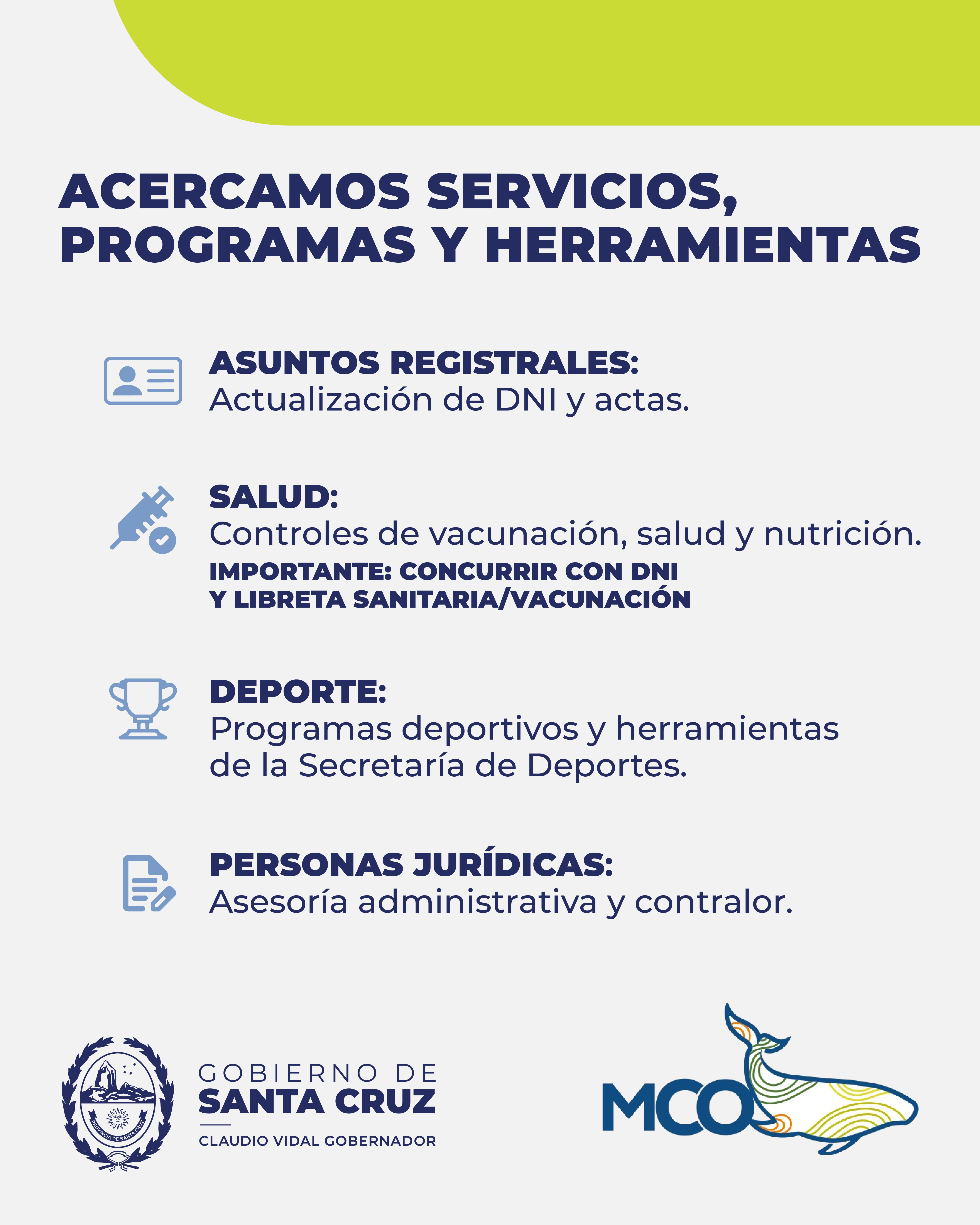 Claudio Vidal participó en Puerto Santa Cruz de los actos oficiales por el Día de la Patria