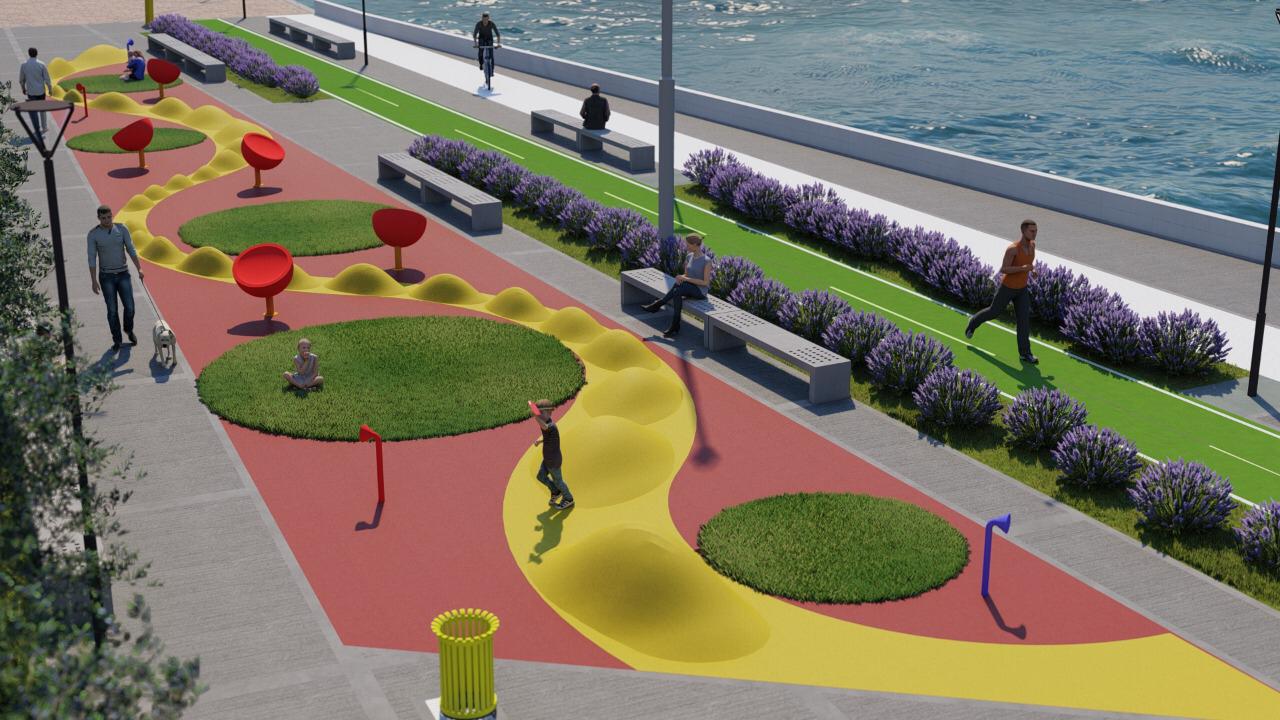 Arrancaron 3 obras recreativas por 100 millones de pesos: intervienen plaza Malvinas Argentinas, 1° laguna y costanera local