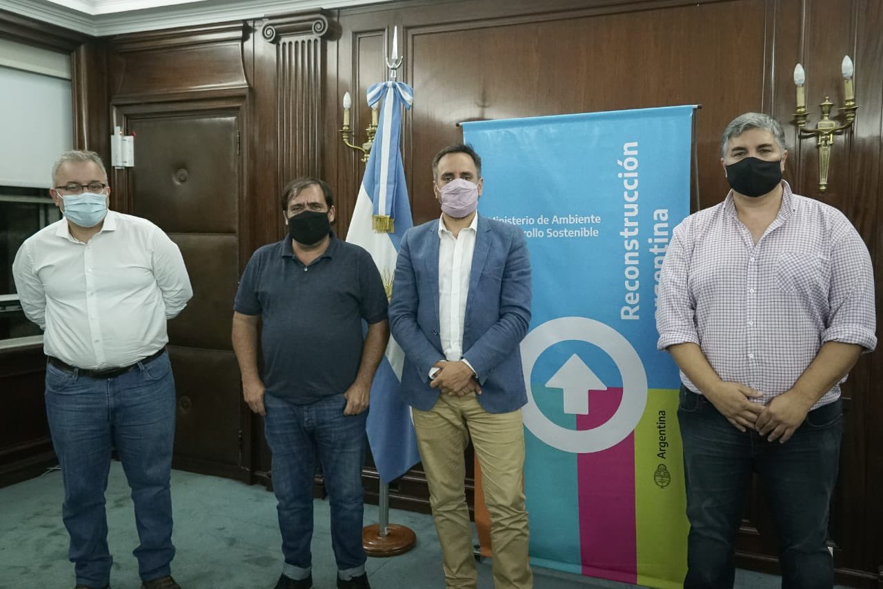 Garzón se reunió con Juan Cabandié y el nuevo Presidente de Parques Nacionales 