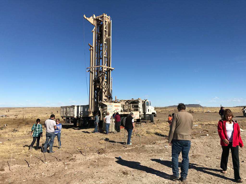 La Municipalidad de Las Heras Comenzó la construcción de dos pozos de agua en Zona de Chacras Sur