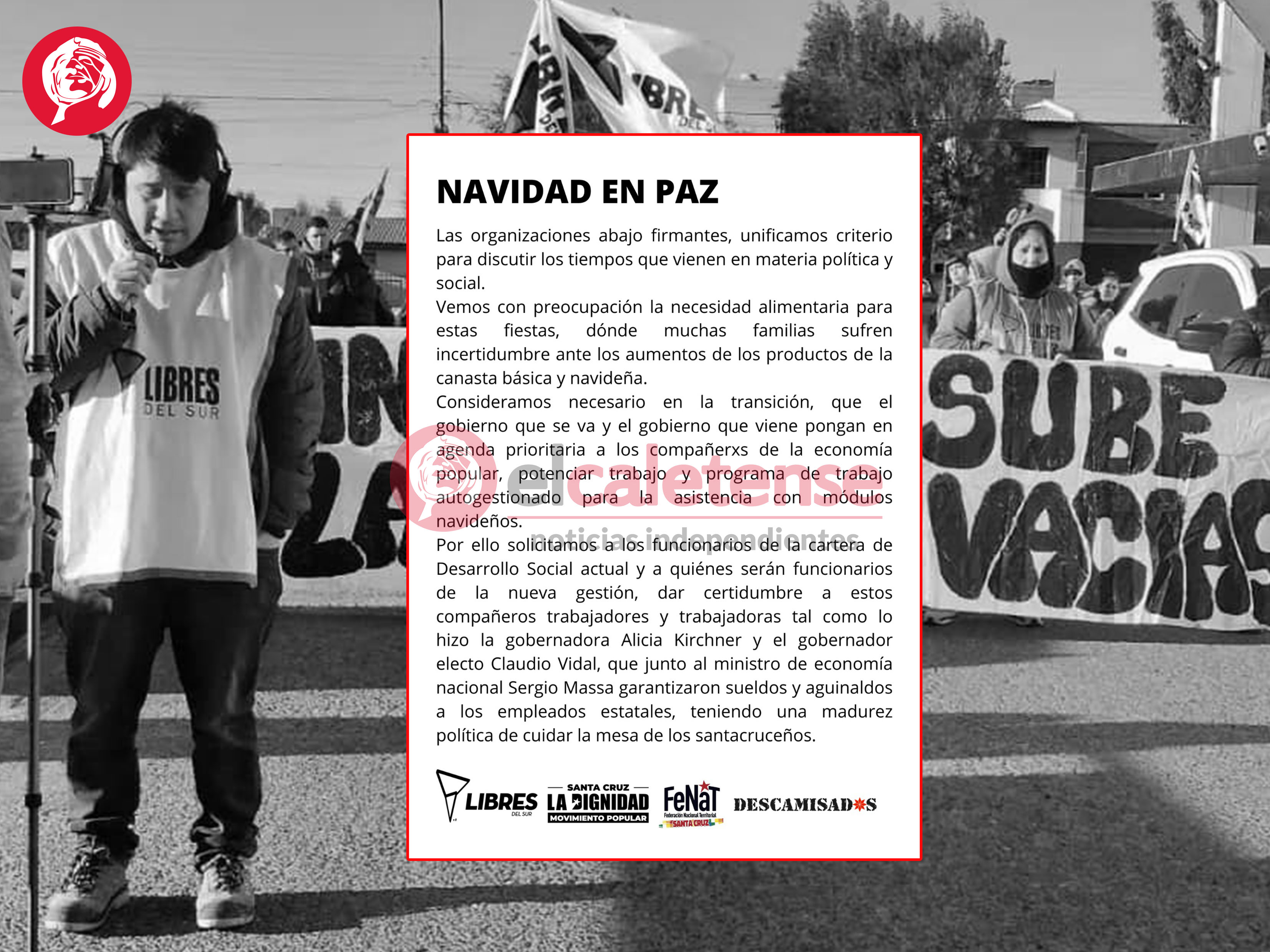 Caleta Olivia: organizaciones sociales reclaman ayuda alimentaria para las fiestas