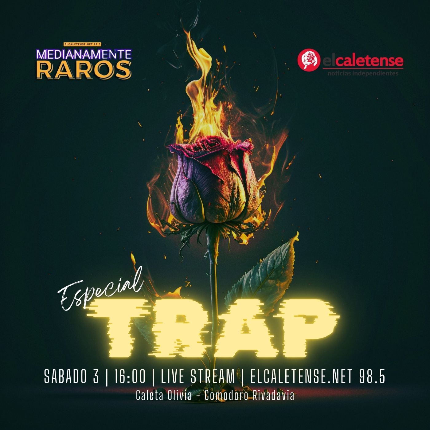 Se viene la primera sesion de trap en vivo por El Caletense