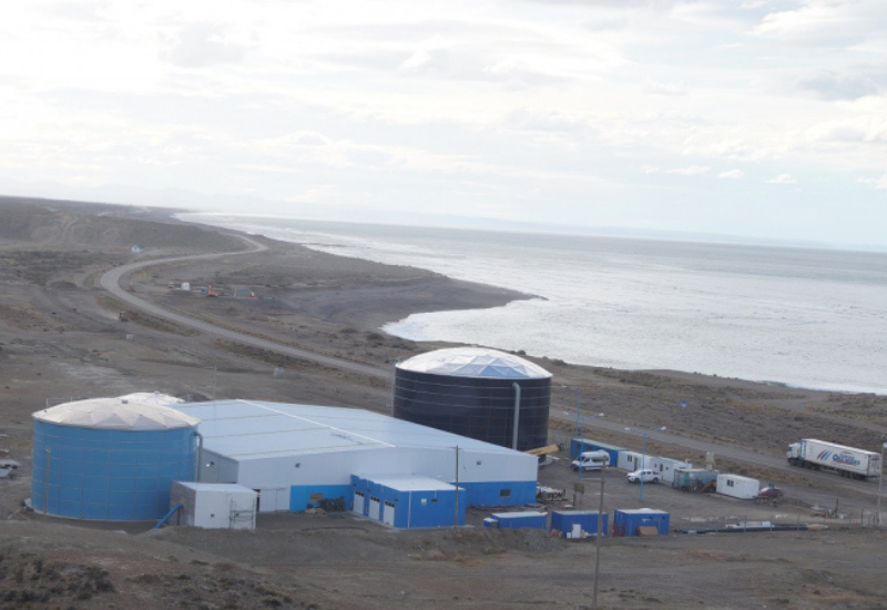 Caleta Olivia sin agua tras el temporal de viento