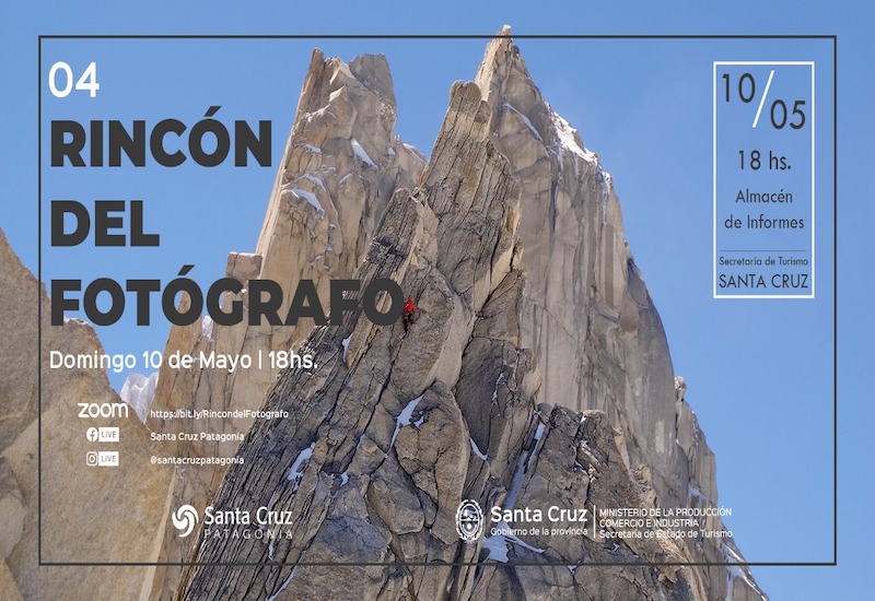 Turismo convoca a la 2da experiencia virtual sobre fotografía santacruceña