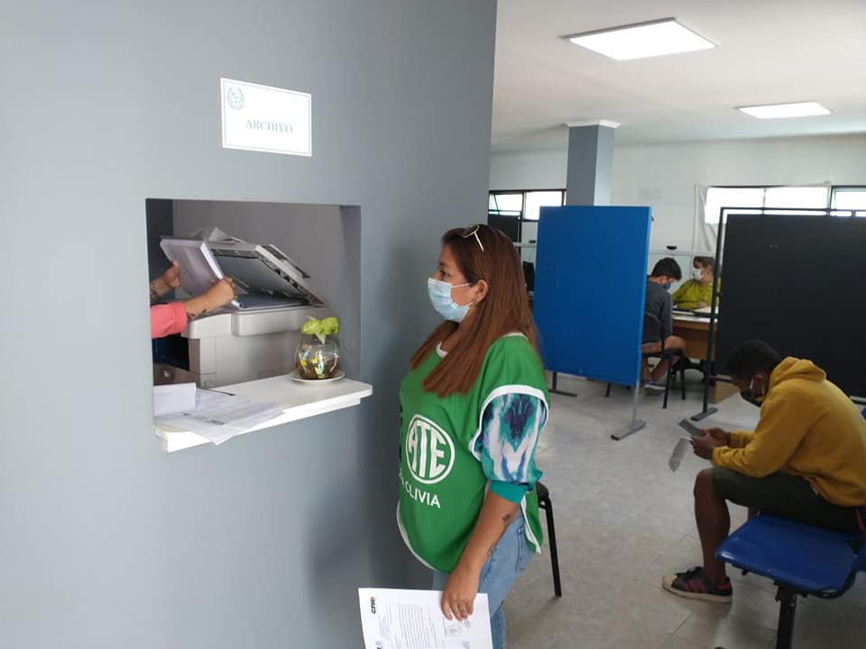 ATE recorrió el registro civil y escuelas privadas