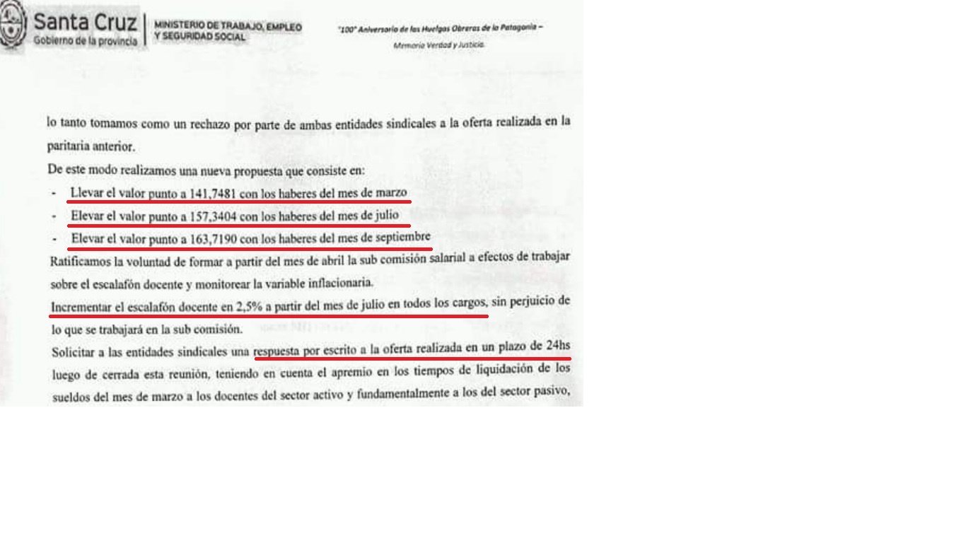 Gremios docentes quisieron aceptar una parte de la propuesta salarial, pero el CPE no los dejó