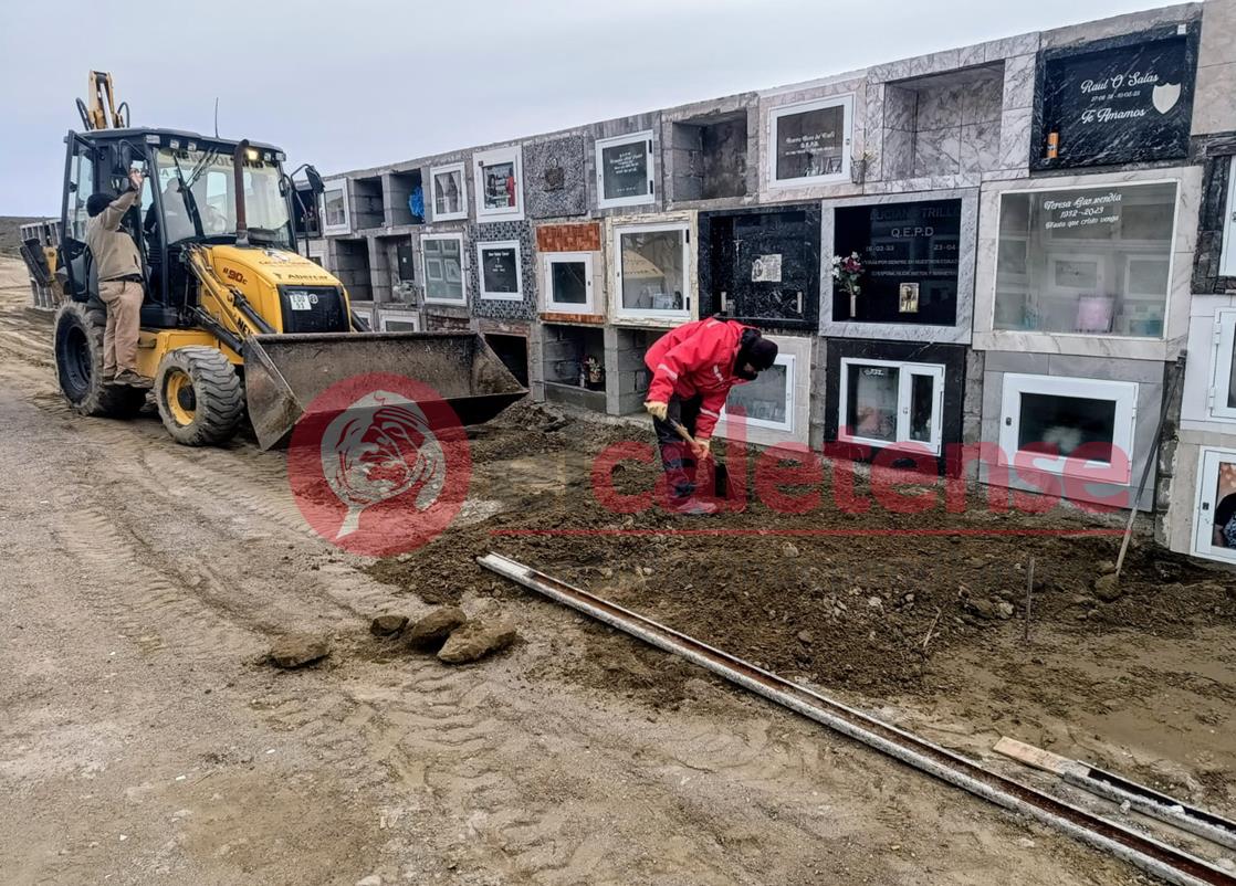 Durante la primera parte del año se construyeron más de 280 nichos en el cementerio local