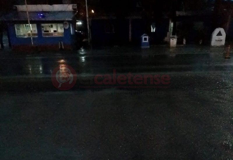 El comisario Adolfo Fernández desmintió las imágenes donde se ve que Ramón Santos está inundado