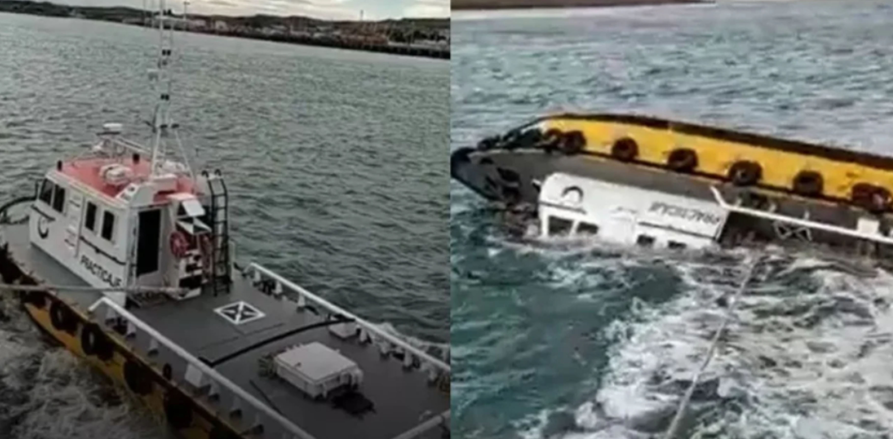 Tragedia en Puerto Deseado: se dio vuelta una embarcación y murió un tripulante