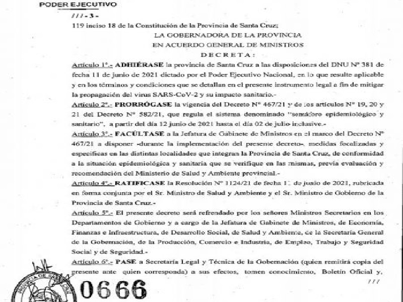 Nuevo decreto: Santa Cruz extendió la vigencia del semáforo epidemiológico y sanitario