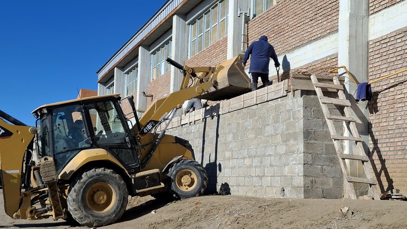 Avanzan las refacciones en el gimnasio Mirta Rearte