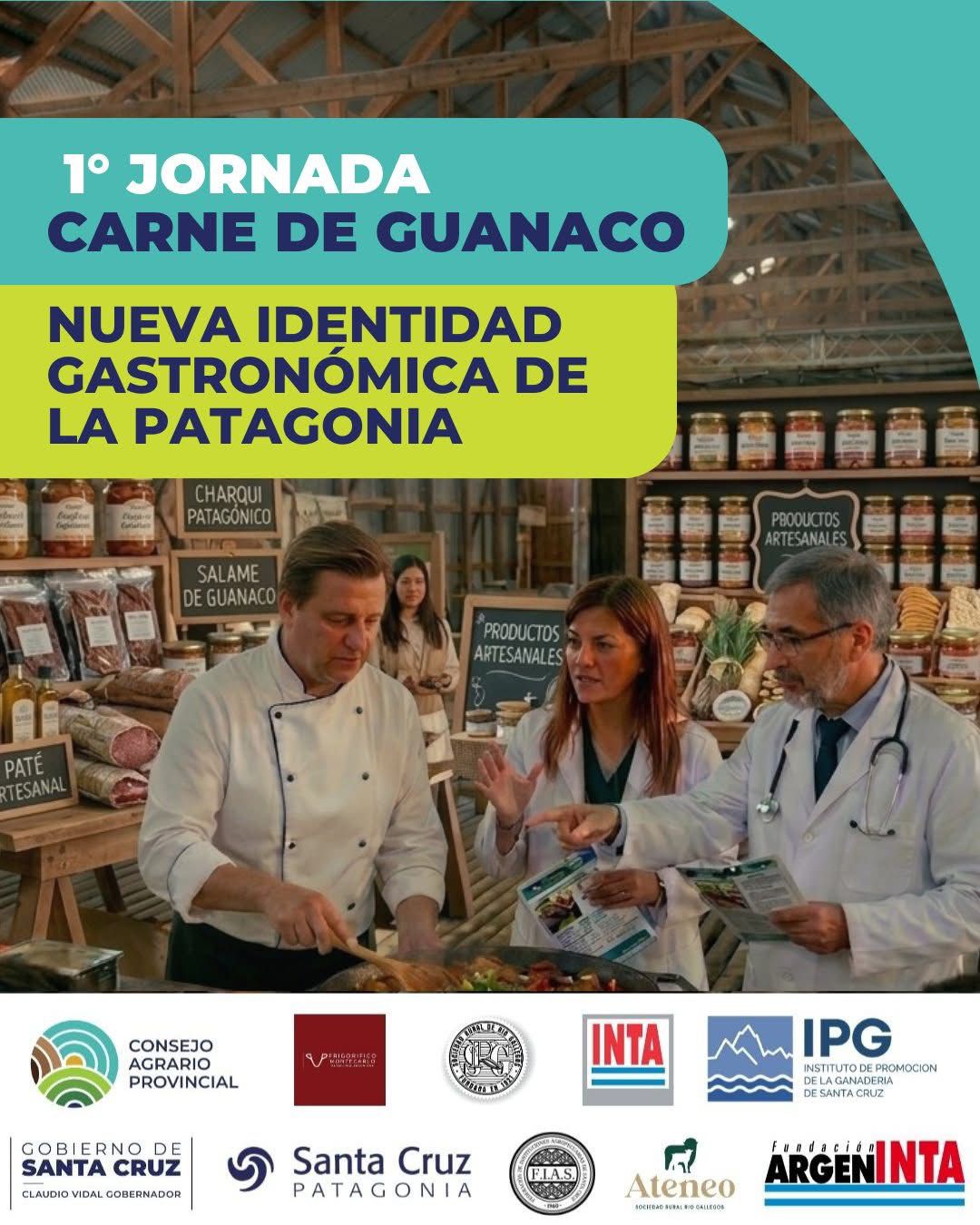 Se desarrollará la Primera Jornada “Carne de Guanaco: nueva identidad gastronómica de la Patagonia”
