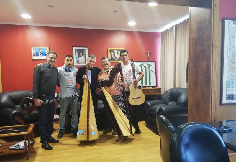 Pablo González recibió a Cristian Romero y Maximiliano Grez