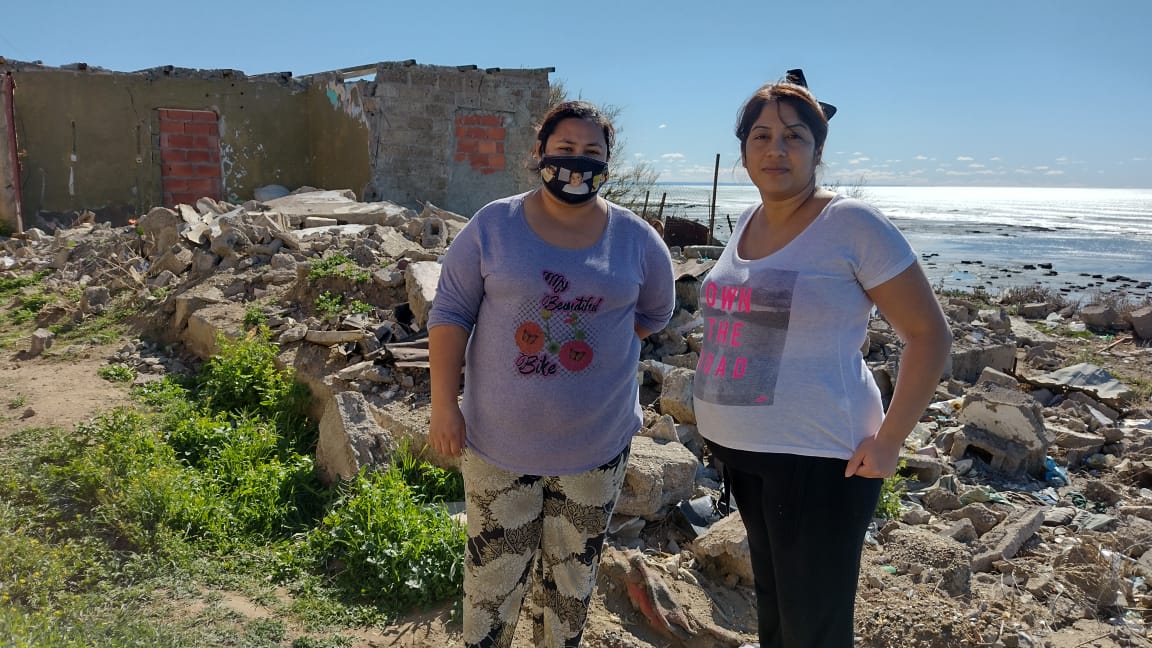 Pedido desesperado de vecinos de barrio Mar del Plata, las viviendas se están derrumbando