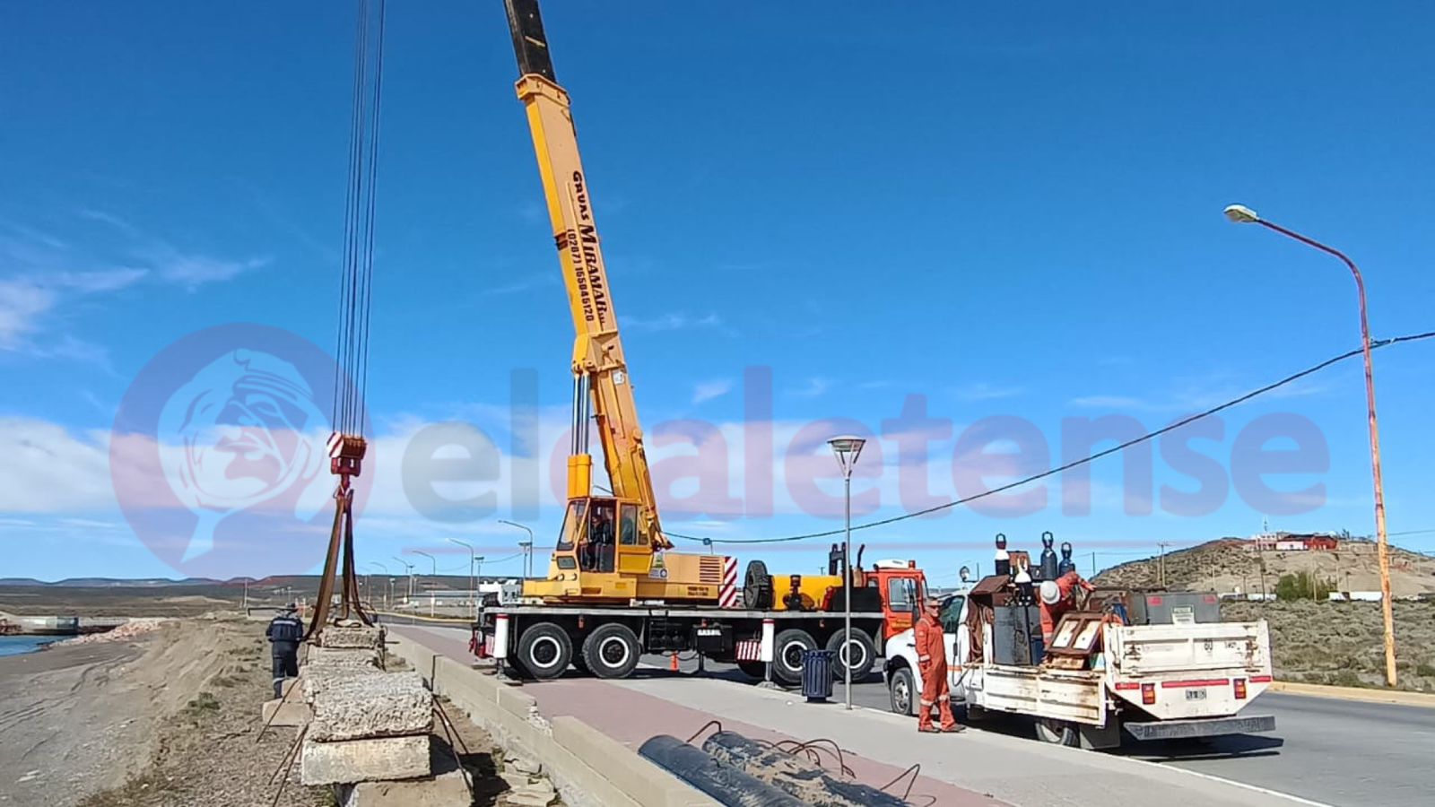 Operativo Cloacal en la costanera local, trabajo en conjunto para mejorar el saneamiento 