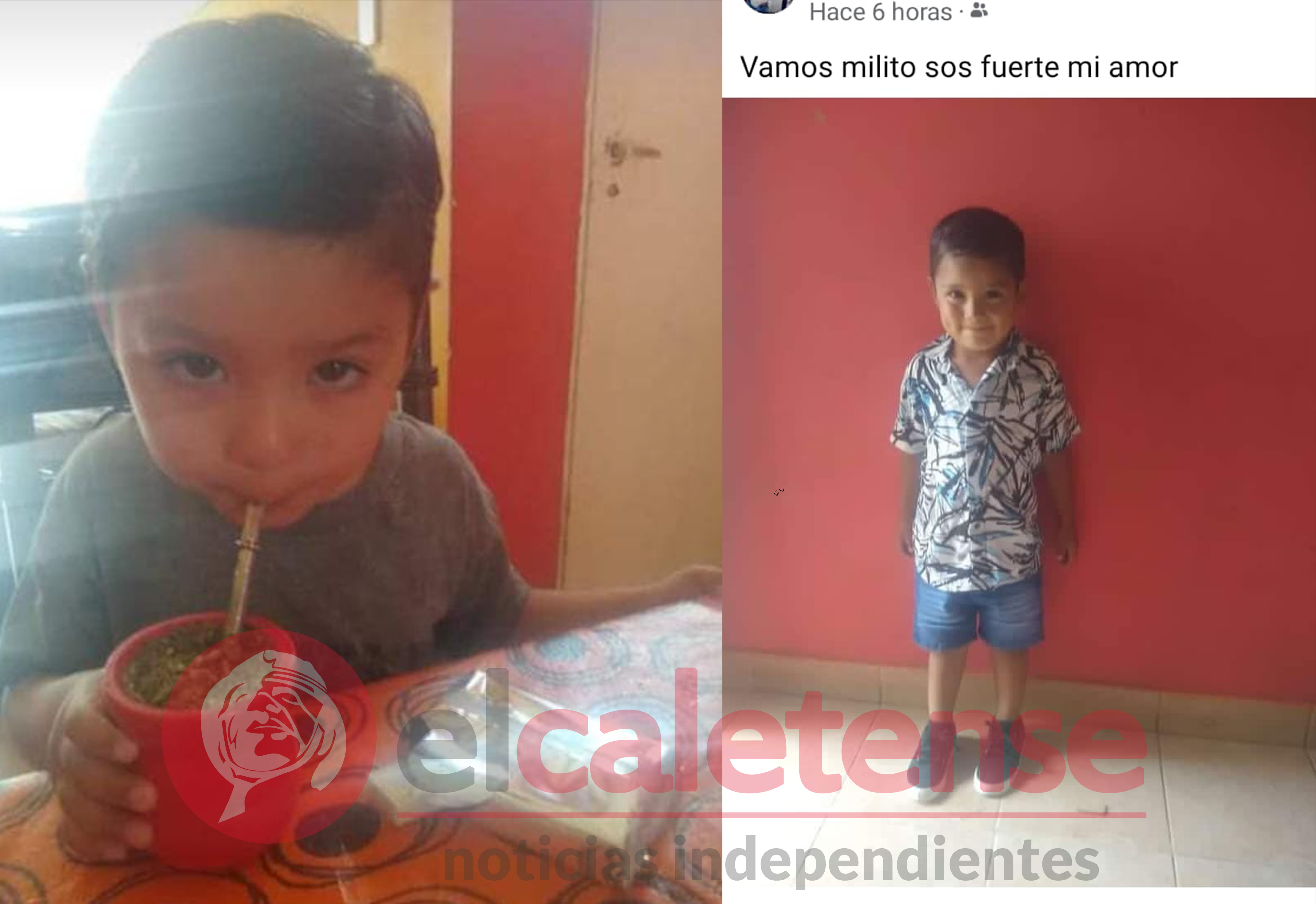 La tía de Milo habló y dijo que el niño se encuentra en estado crítico